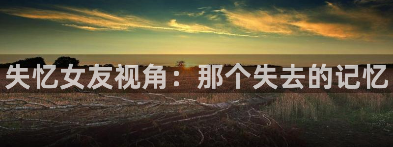樱桃视频xyz：失忆女友视角：那个失去的记忆