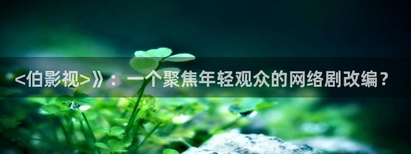 樱桃美国电影：<伯影视>》：一个聚焦年轻观众的网络剧改编？