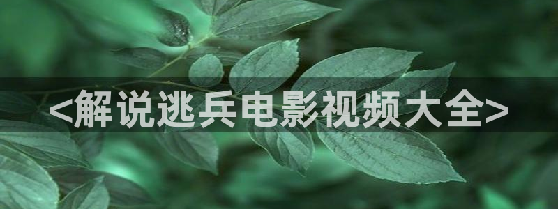 小樱桃直播视频：<解说逃兵电影视频大全>