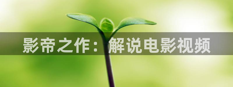 樱桃视频看色：影帝之作：解说电影视频