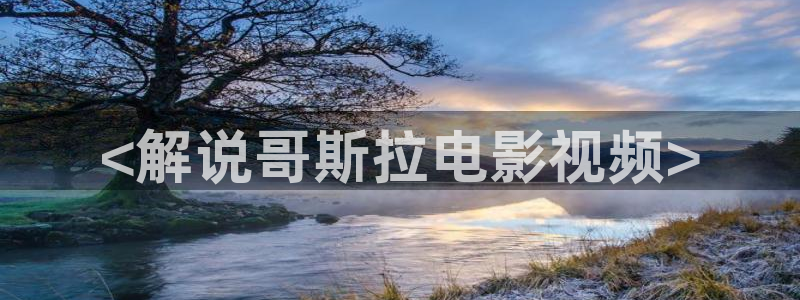 樱桃视频在线观看网站入口：<解说哥斯拉电影视频>